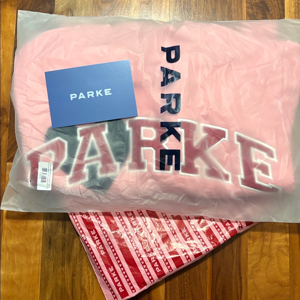 Parke Valentines Varsity Blush Mockneck, NEW - Picture 7 of 13